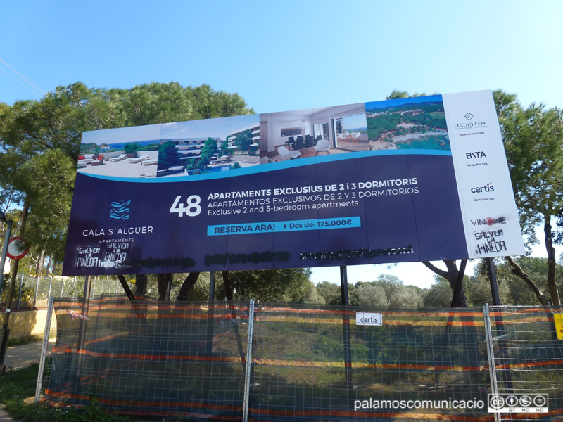 Les obres al sector nord de la Pineda d'en Gori no tenen marxa enrera perquè ja s'estan executant.