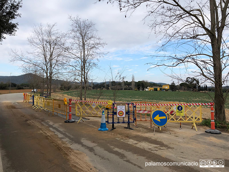 La fuita es va produir en el camí que va del barri de Pla d'es Pla a la fàbrica Hutchinson.