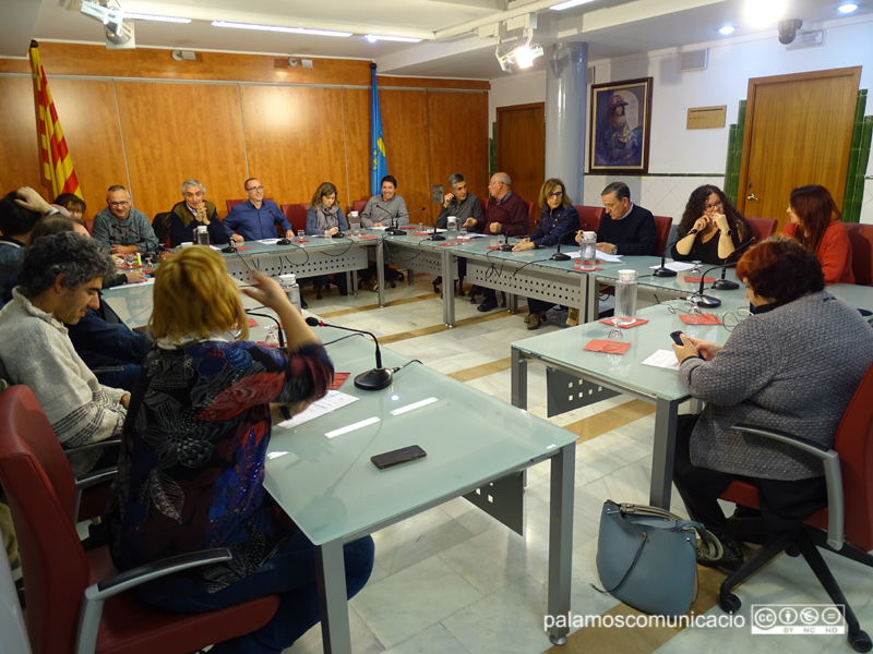 Ple de l'Ajuntament de Palamós celebrat aquest dimarts.