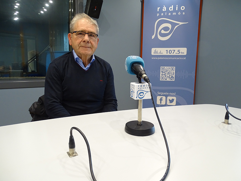 Rufino Guirado, alcalde de Vall-llobrega, a l'espai de Ràdio Palamós 'Preguntes'.