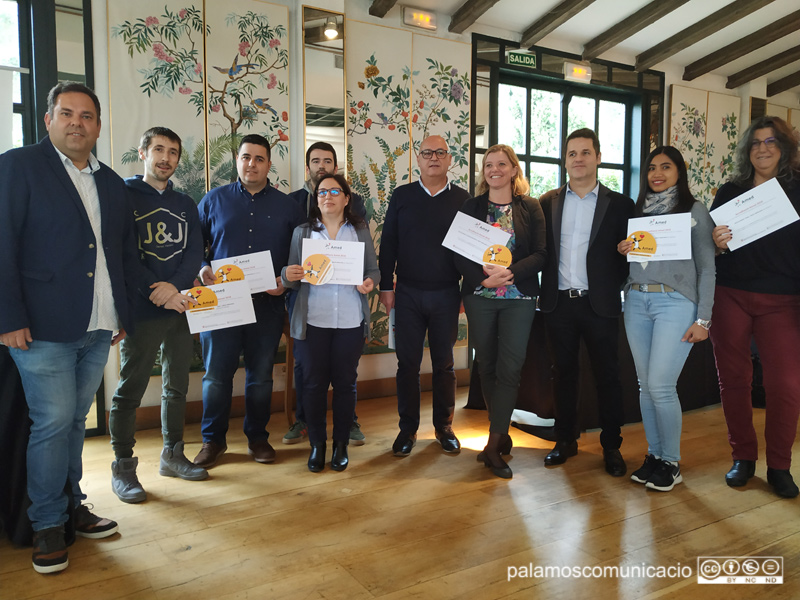 L'acte de lliurament s'ha fet aquest matí a l'Hotel Restaurant La Malcontenta de Palamós.