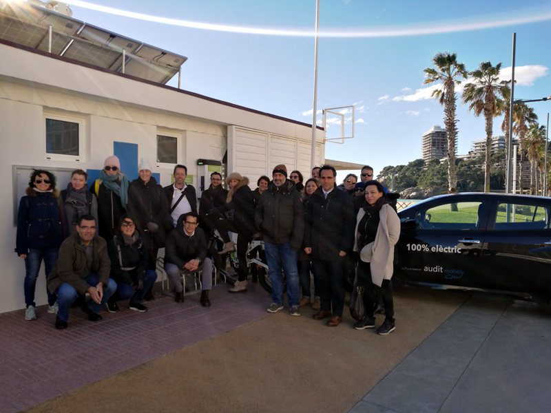 Presentació del segell Green Beach, aquest matí a Torre Valentina. (Foto: Ajuntament de Calonge i Sant Antoni).