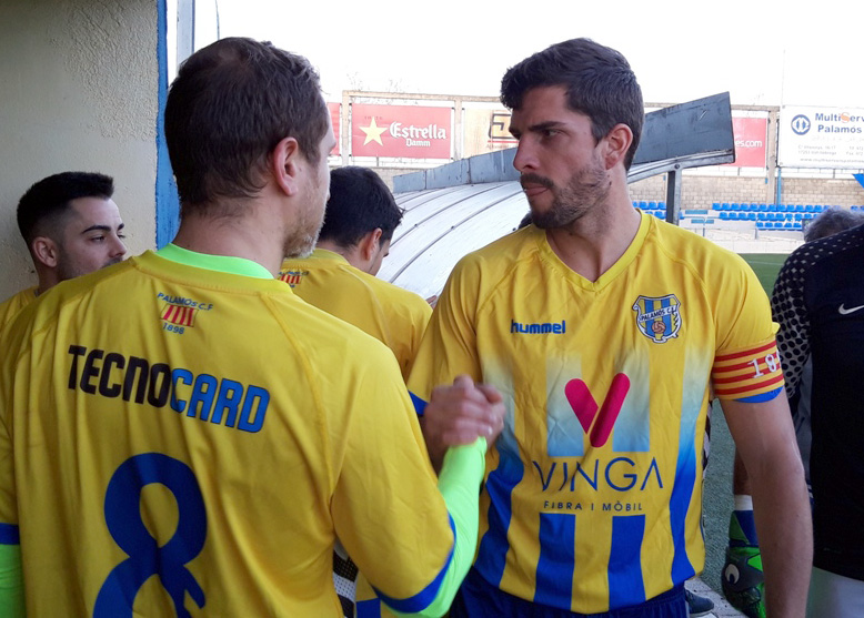 El capità David Cano s'ha lesionat amb un trencament muscular als isquiotibials. (Foto: Sergi Cortés).