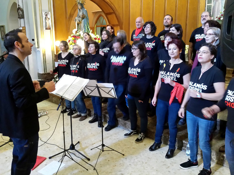 Actuació de Palamós Gospel Choir a les festes de la Candelera. (Foto: Ajuntament de Palamós).