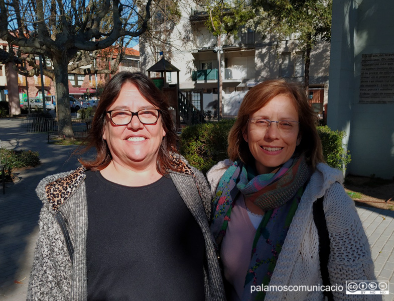 Rosa Esteve i Mònica Agustí, responsables de l'Associació Dones de Palamós.