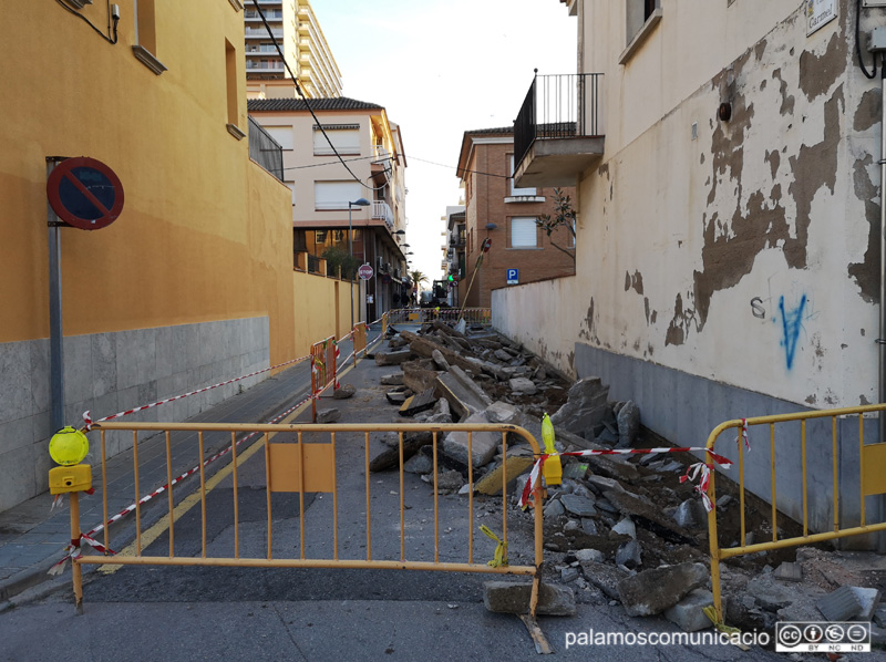 Ja han començat les obres al barri de l'Eixample.