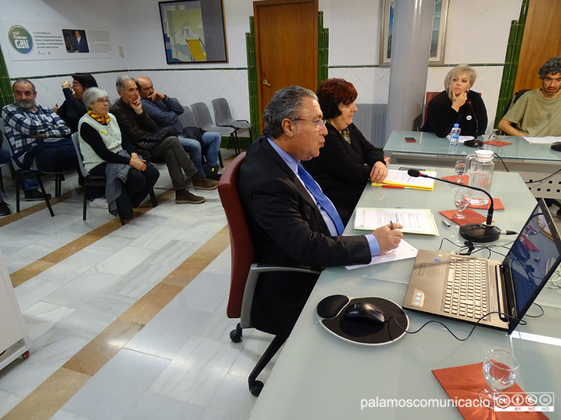 Miguel Ángel Perezagua, secretari de l'Ajuntament, en el darrer Ple.