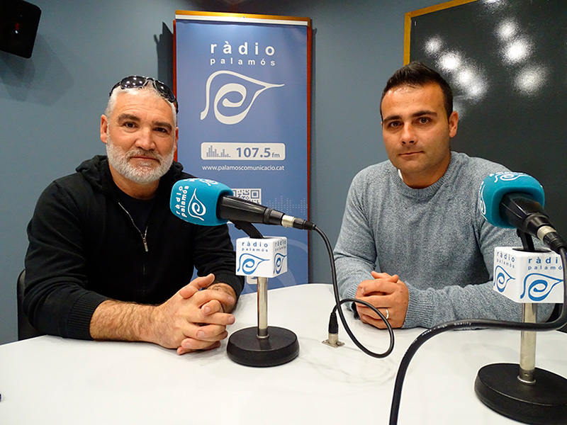 Àngel Martínez i Sergi Torres, vicepresident i coordinador del Global Palamós, respectivament.