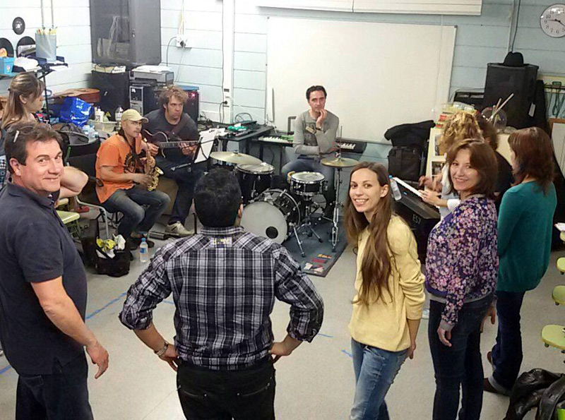 Imatge d'arxiu d'un assaig de Fusions Grup Vocal. 