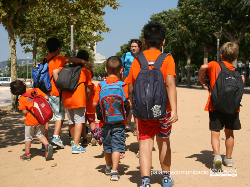 Activitat al Casal d'Estiu de Palamós, en una imatge d'arxiu.