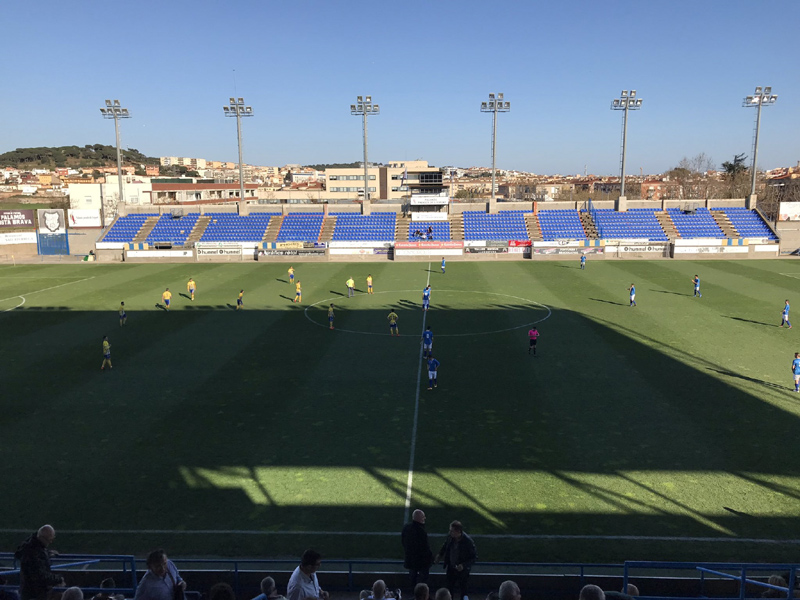 El degà va guanyar el Lloret i va retallar dos punts als dos primers. (Foto: Palamós CF twitter).