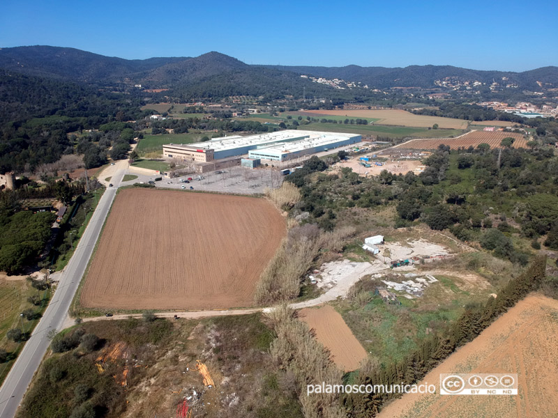 Vista aèria del sector de la Pietat, on es proposava implantar el nou sòl industrial.