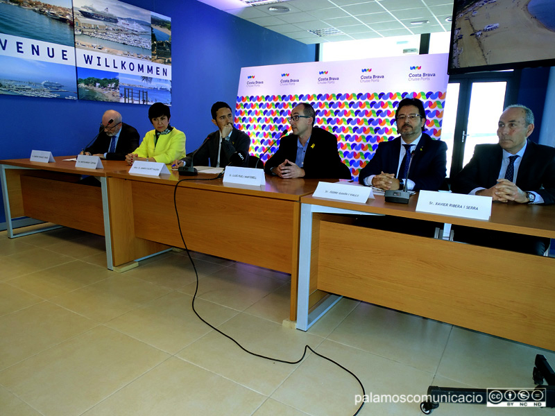 Presentació de la nova temporada de creuers, aquest matí a l'Estació Marítima.