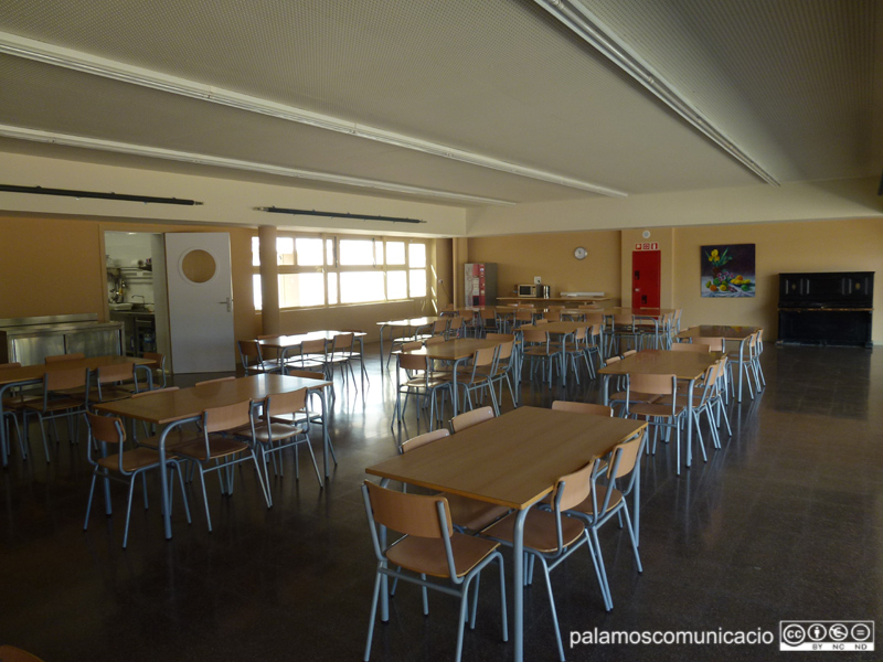 Una aula de l'escola pública Vila-romà de Palamós.