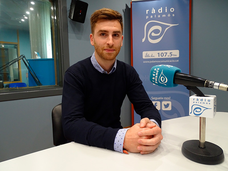 Pol Guirado, aquest matí a Ràdio Palamós.