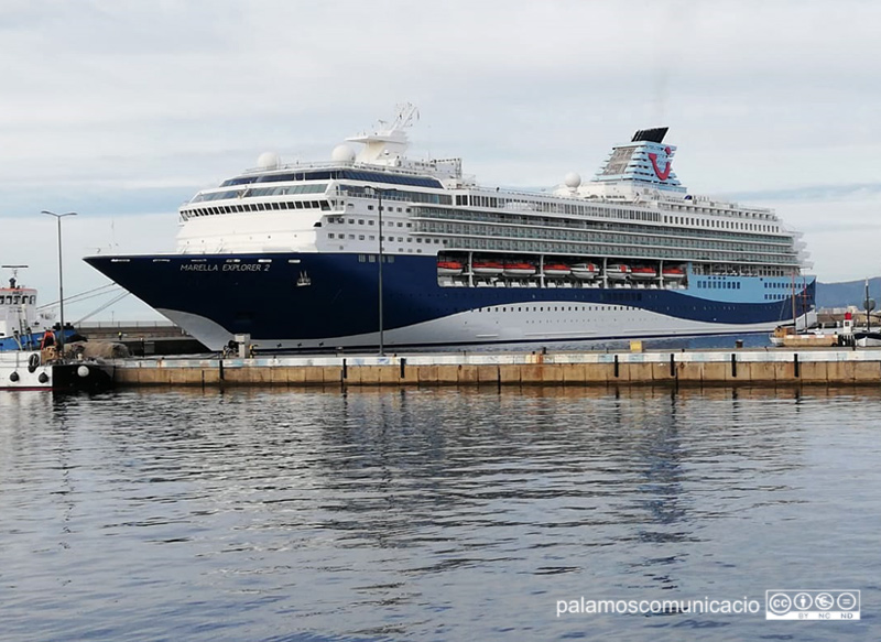 El Marella Explorer 2, avui al port de Palamós.