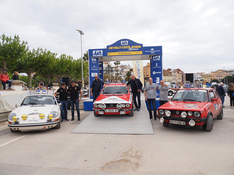 El podi del Rally Costa Brava Històric. (Foto: rallyclassics).