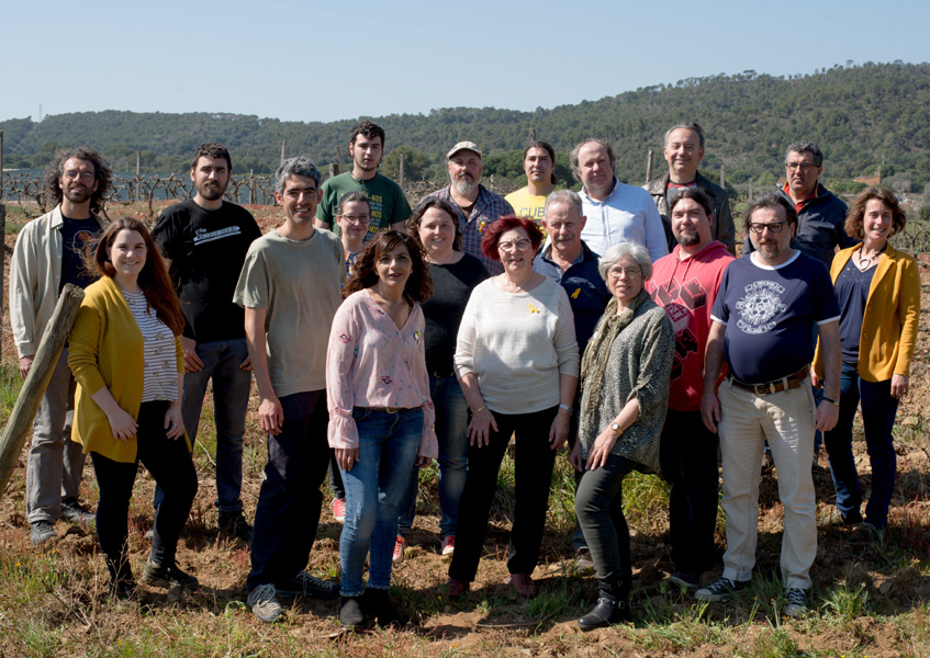 Candidatura de la CUP per a les eleccions municipals. (Foto: CUP Sant Joan - Palamós).