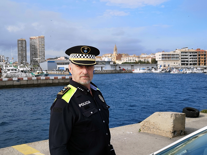 Josep de Monteys, nou inspector en cap de la Policia Local de Palamós.
