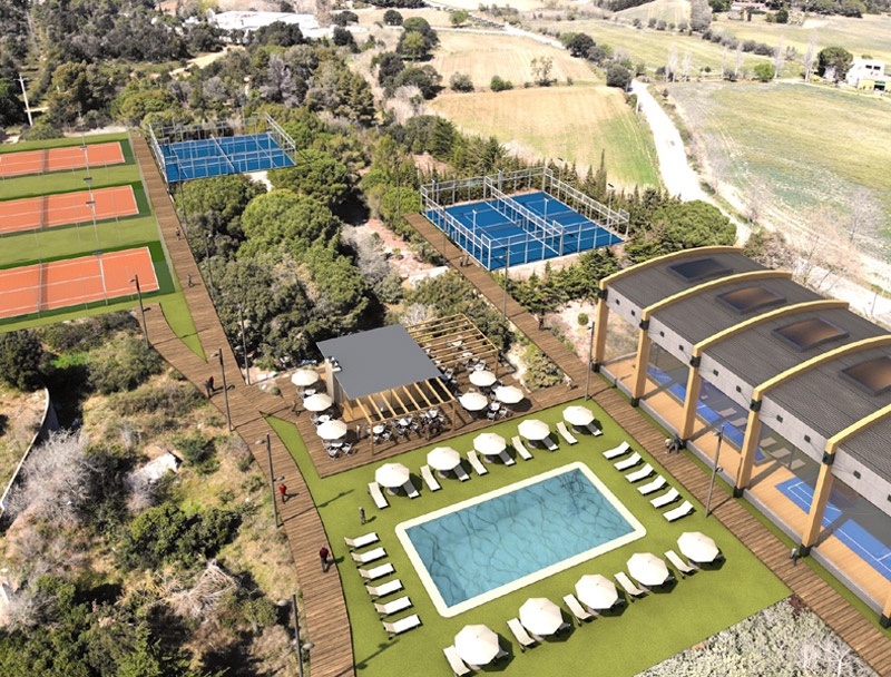 Un dels projectes de Junts per Catalunya per reactivar les antigues instal·lacions del Club de Tennis.