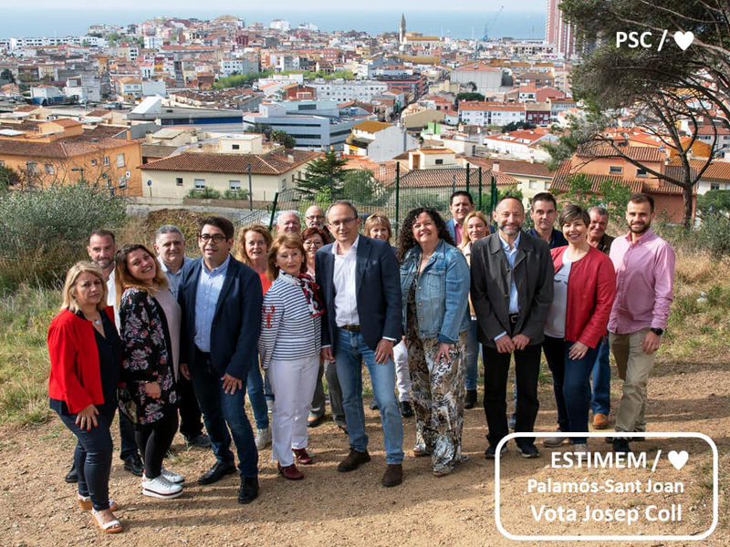 Candidatura del PSC Palamós i Sant Joan.