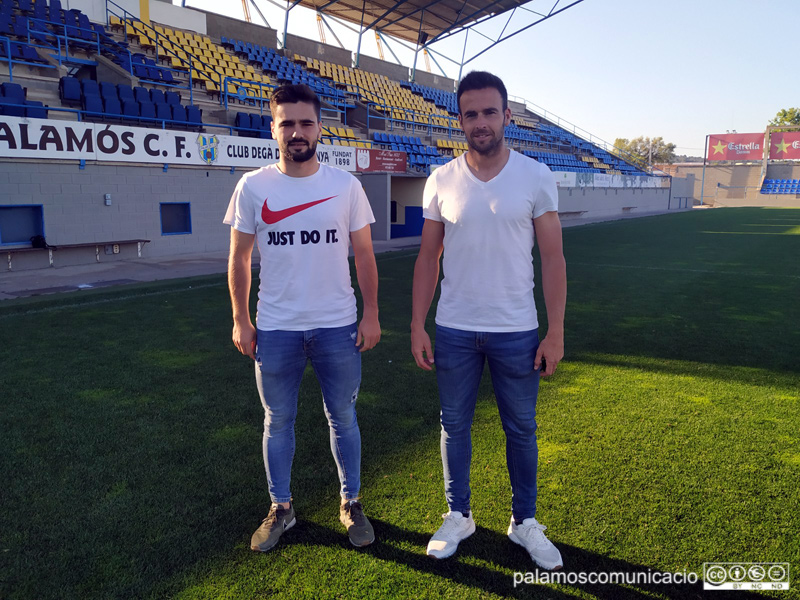 Pol Tarrenchs i Pitu Comadevall, organitzadors de la Costa Brava Soccer Cup.