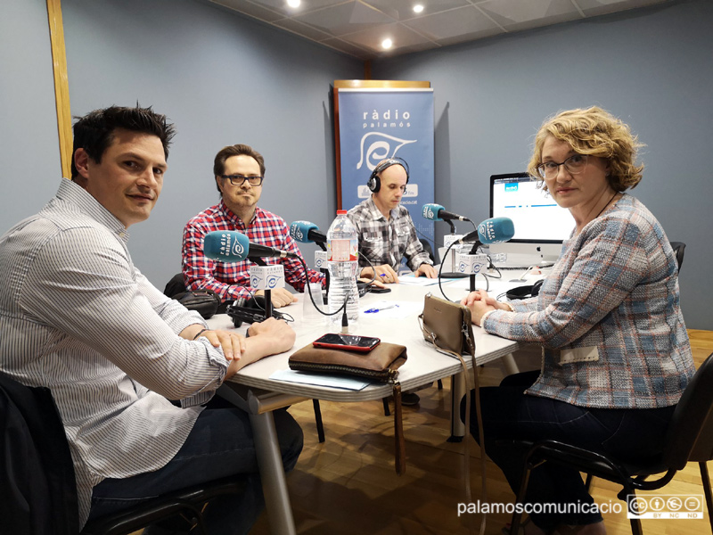 Joan Danés, Toni Bachiller i Gràcia Artigas ens van ajudar a comentar la jornada electoral d'ahir a Palamós.