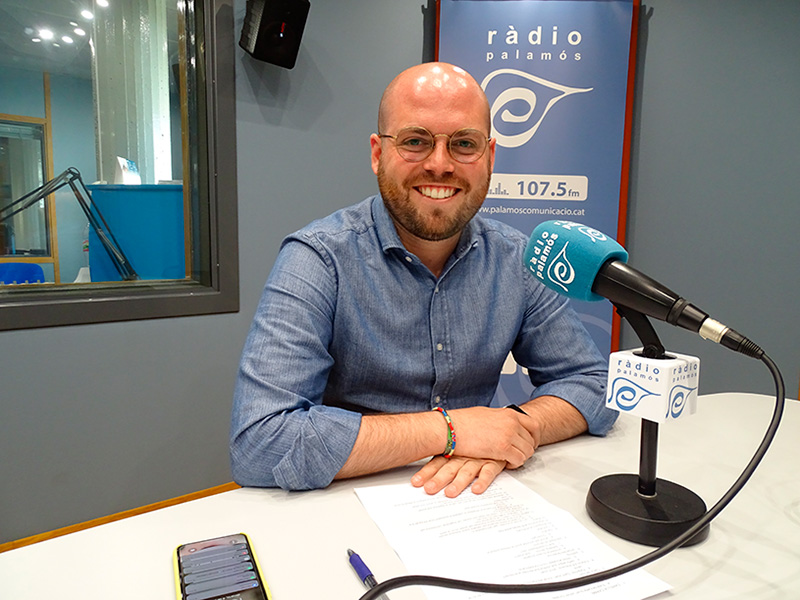 Raimon Trujillo, regidor electe de Junts per Catalunya, avui al 'Preguntes'.