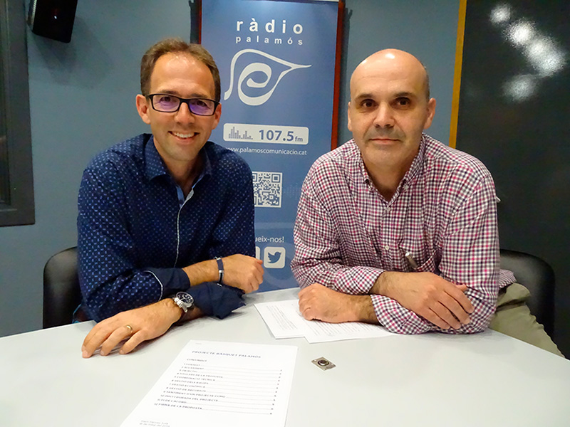 Martí Pàmies i David Merli, promotors de Bàsquet Palamós.