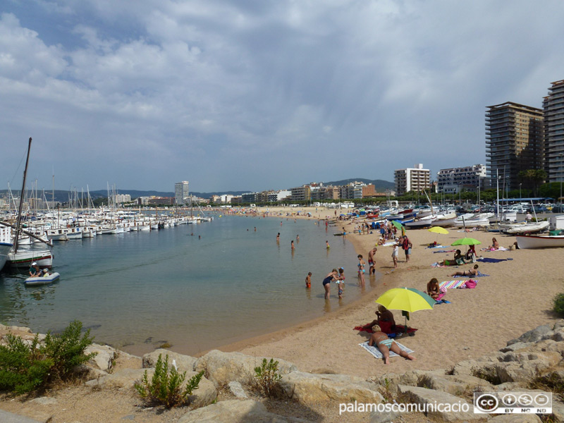 La platja Gran de Palamós, un dels espais de la campanya de control i inspecció de platges.