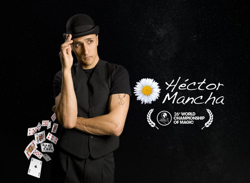 El mag canari Héctor Mancha, aquest diumenge al Teatre La Gorga.