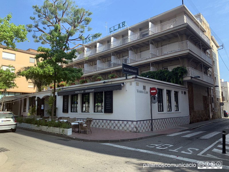 L'hotel Vostra Llar de Palamós, aquest matí.