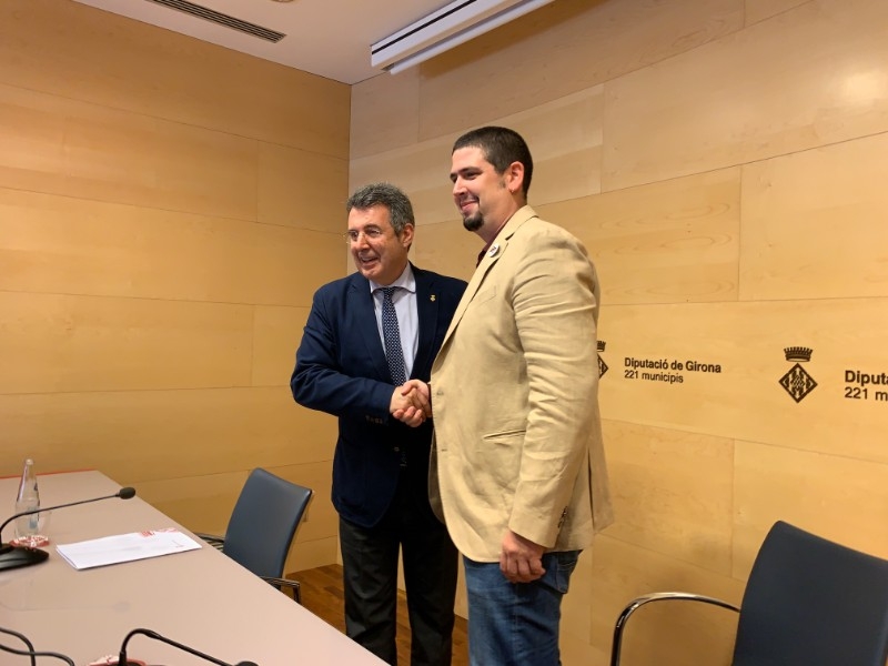 Miquel Noguer i Pau Presas, de Junts per Catalunya i ERC, respectivament, seran el president i vicepresident de la Diputació de Girona.