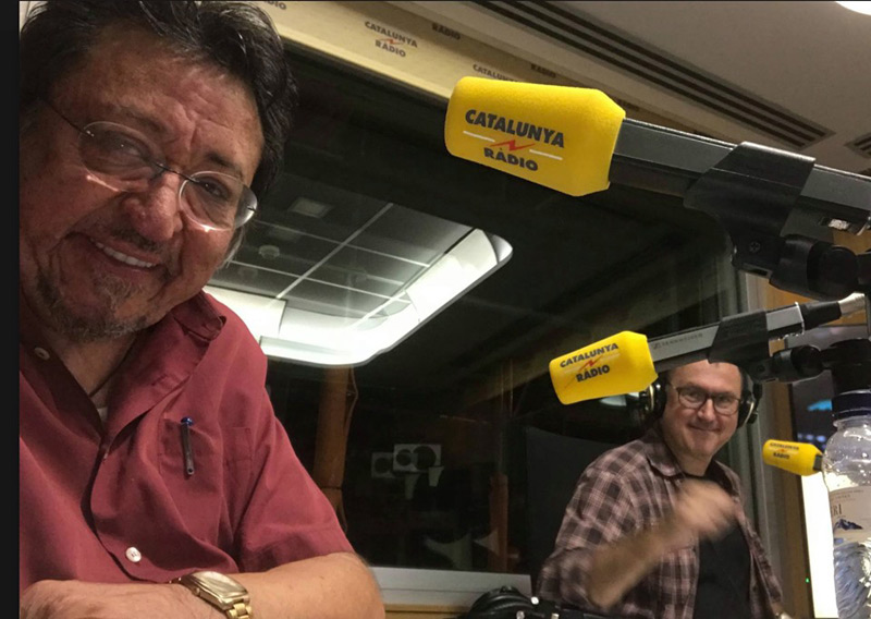 Josepmiquel Servià als estudis de Catalunya Ràdio parlant del seu llibre 
