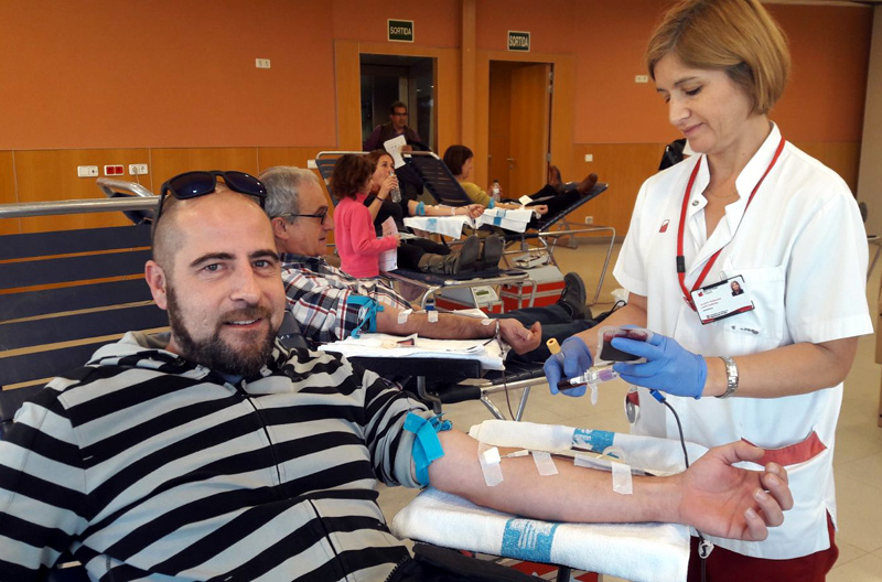 Donació de sang al CAP de Palamós en una imatge d'arxiu.