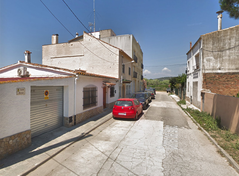 El carrer del Bruc de Palamós, un dels carrers on es farà aquesta actuació. (Foto: Google Maps)