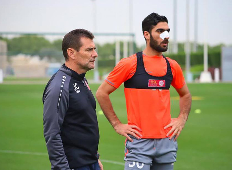 Jordi Condom torna avui a Palamós com a tècnic assistent de l'Al-Arabi. (Foto. Al-Arabi Sports Club).