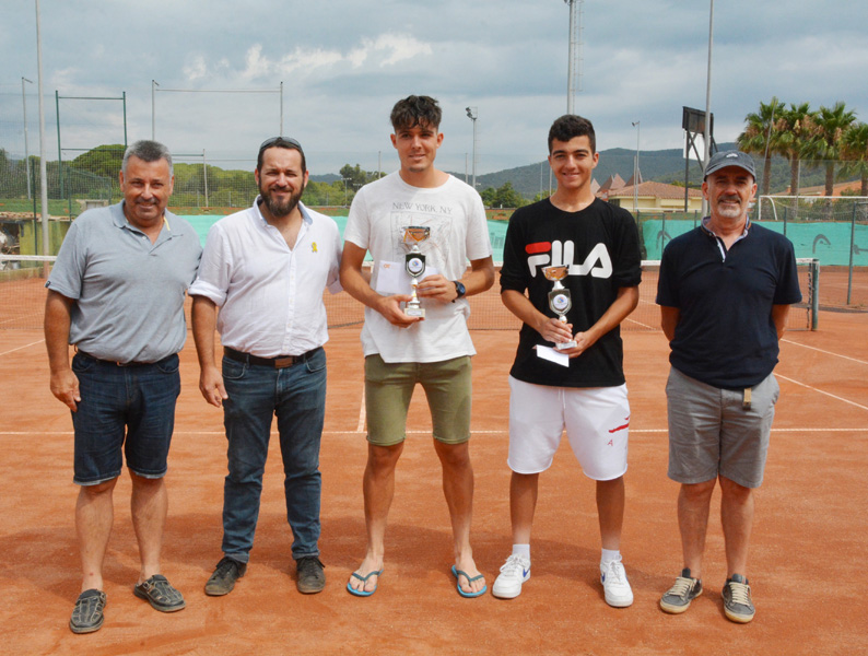 Pol Feixas, guanyador aquest cap de setmana de l'Open Tennis Vila de Calonge.