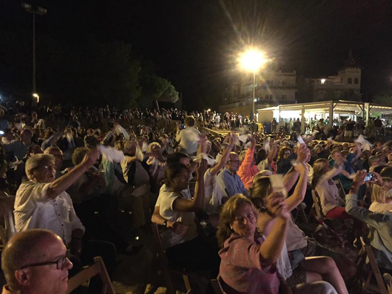 Imatge d'arxiu de la Cantada d'Haveneres de la Fosca. Enguany han arribat a la 28a edició. (Foto: Associació d'Amics de la Fosca).