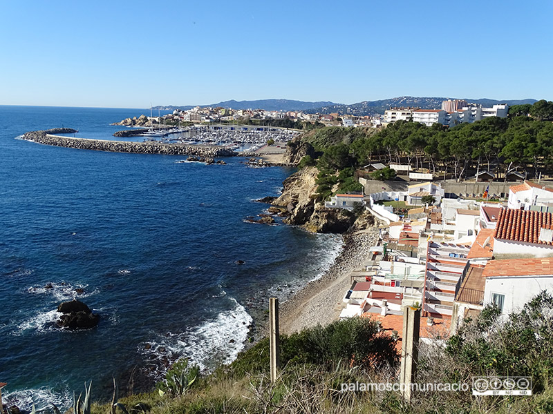 Un aspecte del sector de Sota Ca la Margarida, a la costa de Palamós.