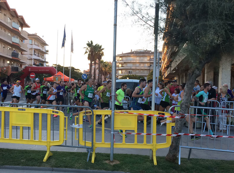 Un moment de la Milla urbana de Sant Antoni, el dissabte passat.