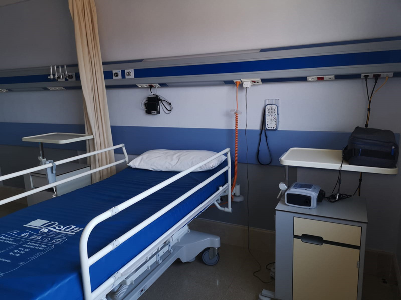 L'hospital de Palamós ha començat a fer aquest any polisomnografies. (Foto: SSIBE).
