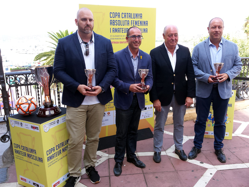 Acte de presentació de les fases finals de la Copa Catalunya a Palamós, fa uns dies. (Foto: Ajuntament de Palamós),