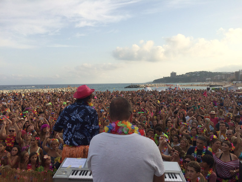 Imatge d'arxiu de la Diverbeach a la platja de Sant Antoni.