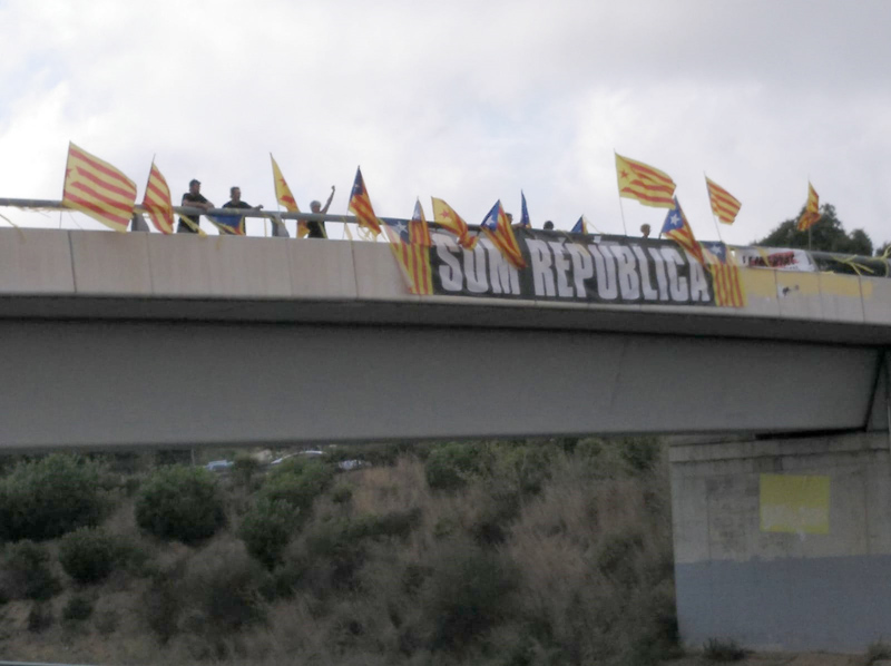 Mobilització a Palamós, aquest cap de setmana passat. (Foto: Rafel Bonillo).