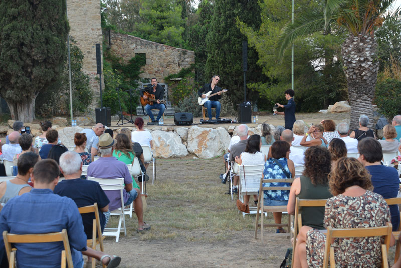 Un moment del Guitar & Wine, ahir al Collet de Sant Antoni. (Foto: Ajuntament de Calonge i Sant Antoni).