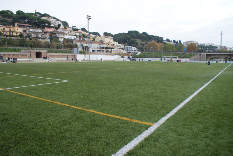 El Palamós CF juga demà al camp del Sot del Bagueny. (Foto: Josep Robles López).