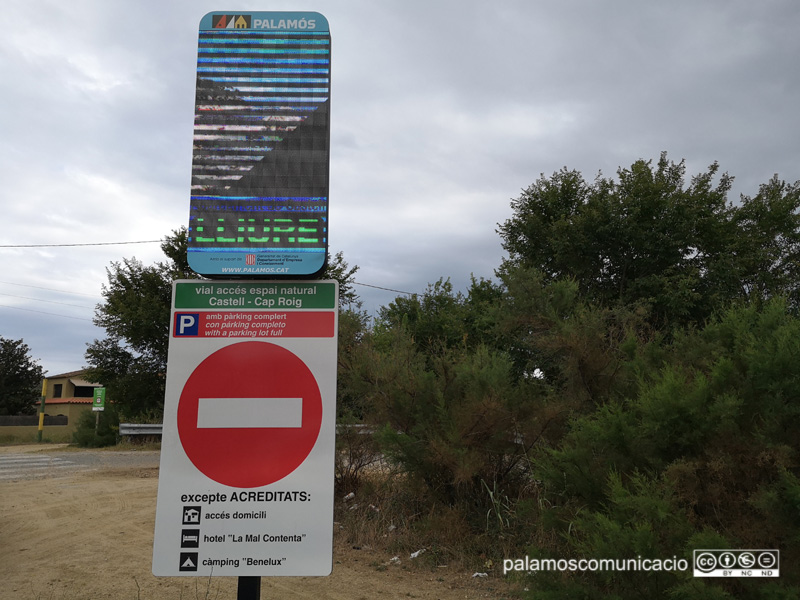 El rètol de Castell torna a estar operatiu després dels problemes tècnics patits en les darreres setmanes.