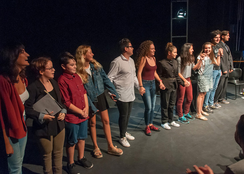 Imatge d'arxiu de la Nit Blanca del Teatre de Palamós. (Foto: Jordi Massoni).