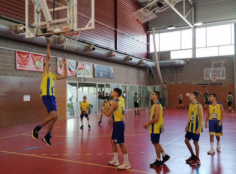 El cadet masculí del Club Esportiu Palamós en el torneig de Tordera.